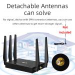 Vehicle Caravan Dual Band Lte Sim 4g Industrial Cellular Router Wifi Mobile CPE