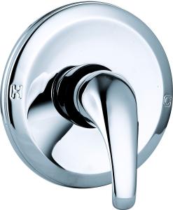 Quality Bathroom Concealed Shower Mixer with Chrome Finish Brass Material T8027C wholesale