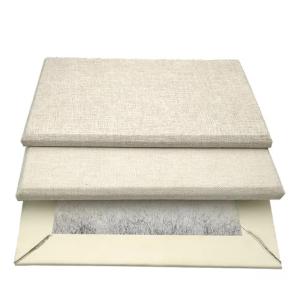 Quality 1200 X 600 Fabric Acoustic Wall Panel Adhesive Fiberglass Sound Absorbing Fabric Coverd wholesale