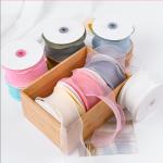 Simple Bilateral Gauze Gifts Wrapping Flower Fishtail Organza Ribbon