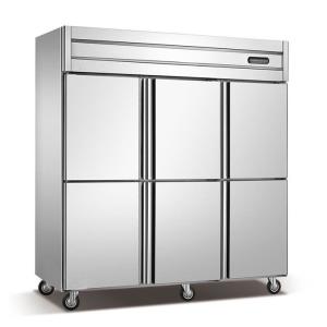 Quality 880W 6 Door Commercial Stainless Steel Refrigerator Freezer wholesale