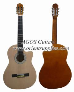 Quality 39inch Cutaway Classical guitar Rosewood fingerboard Black ABS binding CG3911CA wholesale