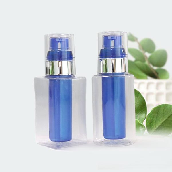 30ml 90ml Lotion Pump Bottle PETG Dual Chamber Plastic Lotion Bottle