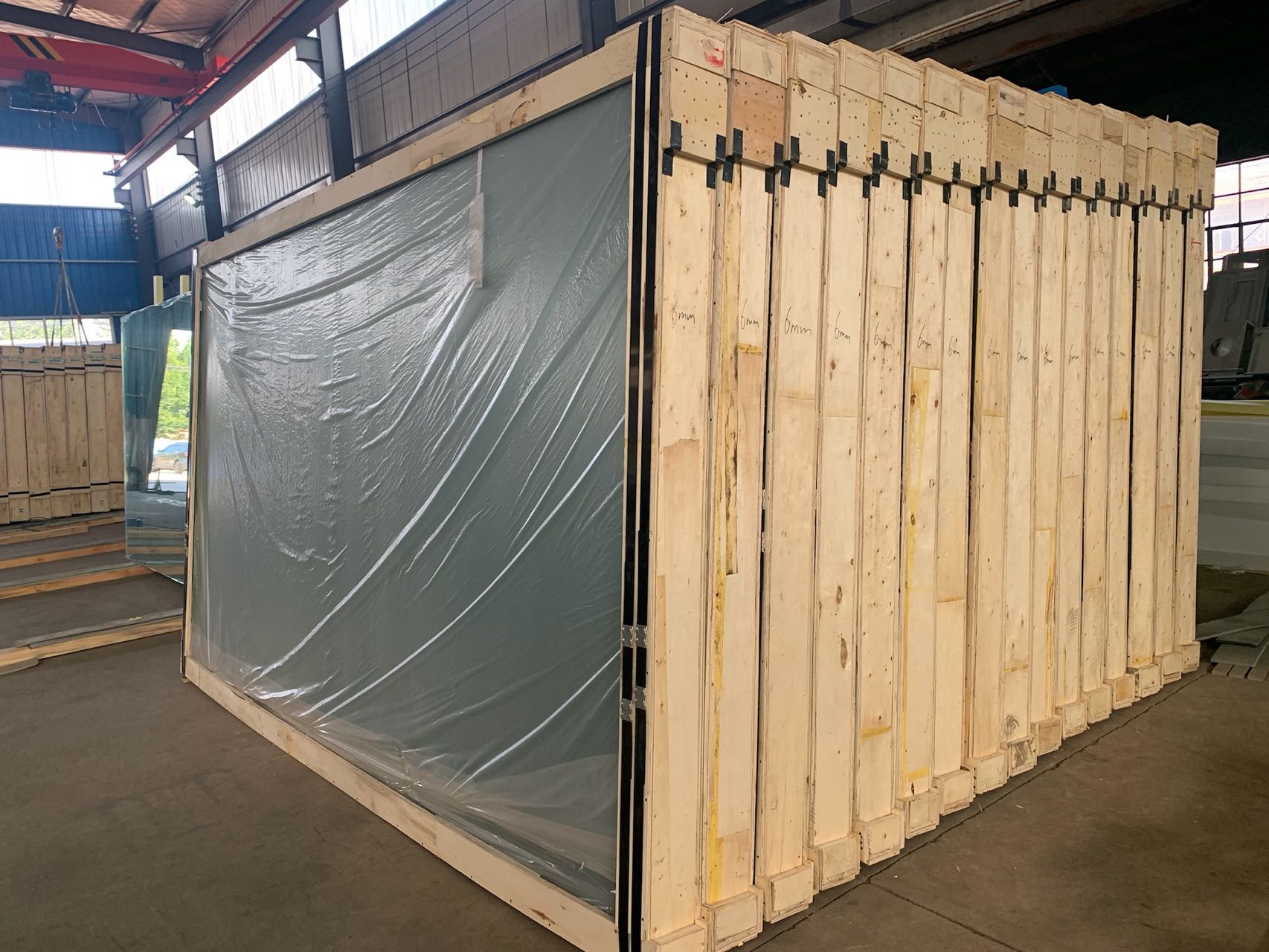 glazed glass curtain wall black