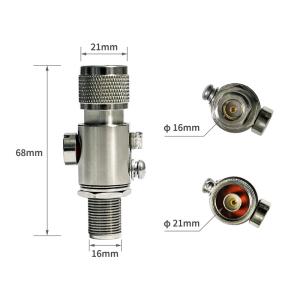 Quality Impedance Non-constant N Female to N Male UHF RF Coaxial Connector Surge Protection Lightning Arrester wholesale