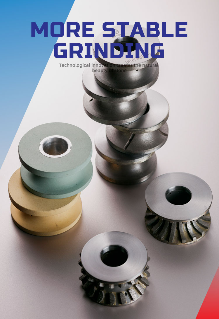 Top-Notch A Grade Diamond Tools for Profiling Wheels Vacuum Brazed Stone Granite Marble