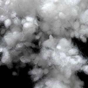 Quality Pure White Polyester Hollowfibre , High Elasticity Polyester Ball Fiber wholesale