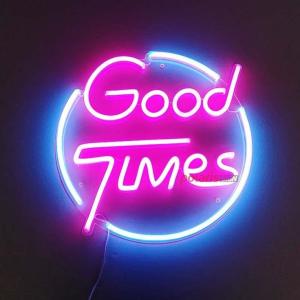 Quality Business Advertising Board Neon Light Custom Logo Sign Good Times Drop Shipping Wedding wholesale
