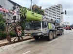 2016 80V Zoomlion Truck Crane Main Boom Length 48m Counterweight 13.5t