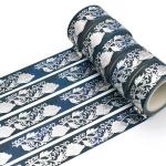 Custom 15mm*10m Decorative Packing Tape Printed Foil Washi Tape