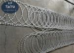 Sharp Flat Wrap Razor Wire Coil In Railway Protective Anti Climbing