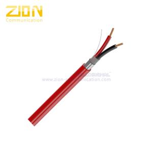 Quality FPL Shielded Fire Alarm Cable 18 AWG 2 Core Non-Plenum PVC for Smoke Detectors wholesale
