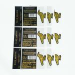 Pattern Printing Wine Sticker Labels 0.13mm Self Adhesive Wine Bottle Labels