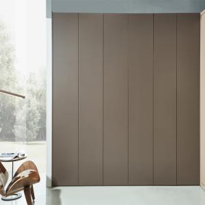 Quality Fitted Coffee Cabinet 22mm Modern Wardrobe Closets Six Doors wholesale