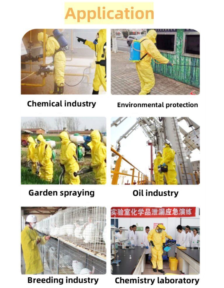 OEM/ODM Disposable Protective Chemical Overall CE Coveralls