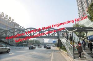 Single Span Prefabricated Vehicle Bridges Steel Structure Overcrossing Highway