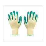 Garden Pruning Yellow Polyester Liner Latex Gloves
