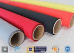 C - glass 260℃ Fire Protection Red Color Silicone Coated Fiberglass Fabric 40