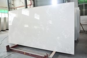 Quality High Ridigity White Calacatta Artificial Quartz Slab Benchtop Hotsaling wholesale