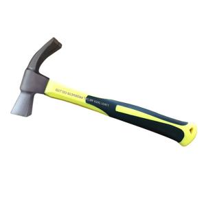 Quality Spainsh type claw hammer with fiberglass handle wholesale
