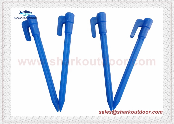 Hot selling lightweight plastic tent peg for beach tent large tent 6 in.