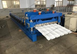 Quality PLC Metal Roof Panel Roll Forming Machine 80mm Roof Tin Making Equipment wholesale