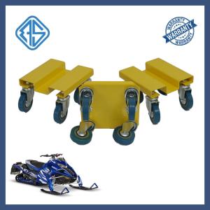 Quality Punching Snowmobile Dolly Cart Vehicle Dolly Wheel Heavy Painted Steel wholesale