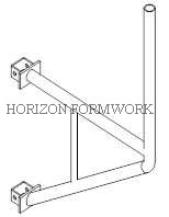 High Efficient Jump Form Formwork System Crane Lifted Steel Raw Material