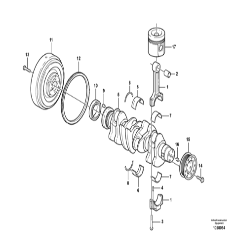 20523284 VOE20523284 Bushing Excavator Spare Parts Fitting For Vo-lvo Excavators EC135B