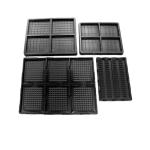 Plastic Electronic Welder Tray Black ESD Anti Static PVC Blister Accessories