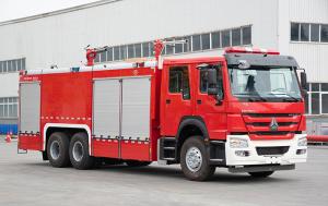 Quality Sinotruk HOWO Water / Foam / Powder Special Fire Truck with Double Row Cabin wholesale