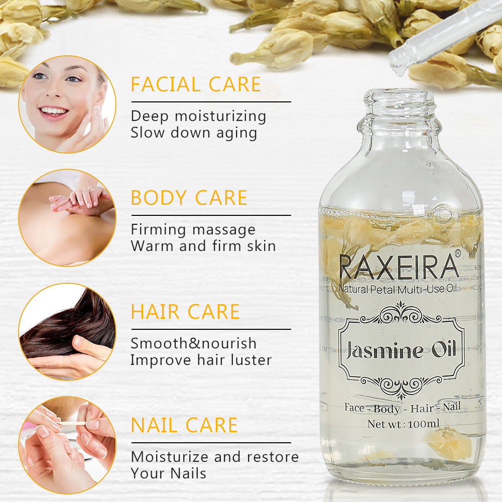 Vitamin E Jasmine Flower Multi-Use Oil For Face, Body And Hair