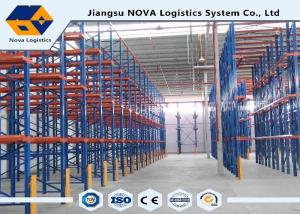 Quality Wine / Tobacco Carton Storage Rack 10 Pallet Deep , Heavy Duty Pallet Racks Drive In wholesale