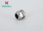 M20 Waterproof Cable Gland , Metal Brass Cable Connector With 6 - 12mm Dia