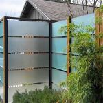 3mm-12mm Thickness Glass Panel for Hotel Silk Screened in Living Room and