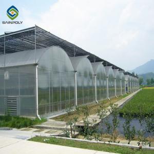 Quality Hydroponic 9.6m Multi Span Pc Greenhouse For Agriculture wholesale