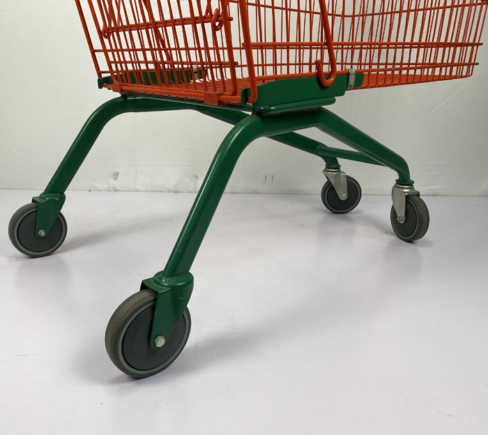 210L European Type Lightweight Shopping Trolley Commercial Shopping Carts With Child Seat