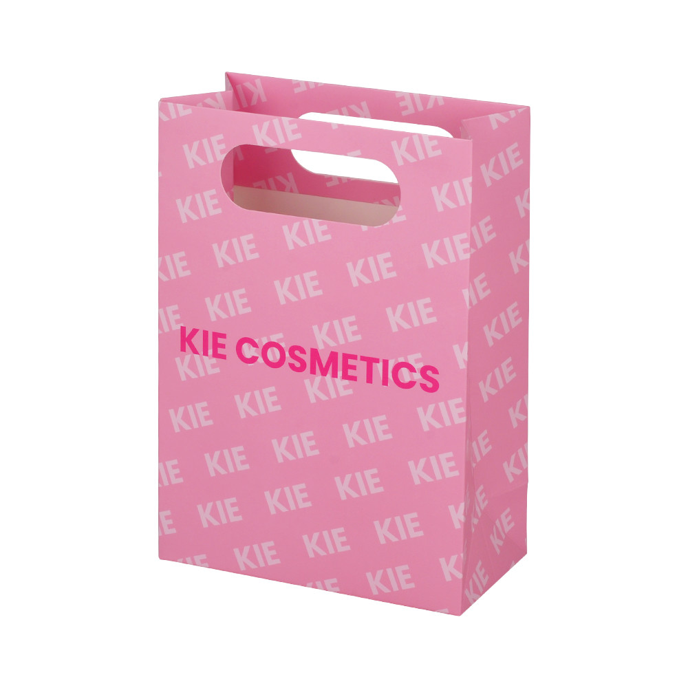 Shopping Custom Printed Paper Bags Art Paper Matte Lamination With Nylon Rope Handle