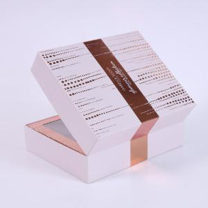 Quality Transparent Rigid Packaging Box Matt Lamination With Ribbon wholesale