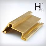Fast New Style Machanical Part Decorative Copper Material Alloy Profiles Brass