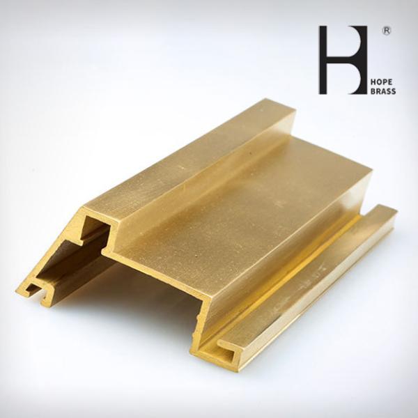 25mm x 35mm Brass Extruding H Sections Brass L Shape Profiles Material Brass