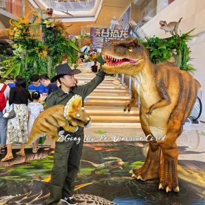 Quality Real Life Looking Dinosaur Costume Waterproof Hidden Legs Dinosaur Clothes wholesale