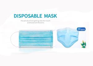 Quality Three Ply Disposable Earloop Face Mask Prevent Coronavirus CE Approved wholesale