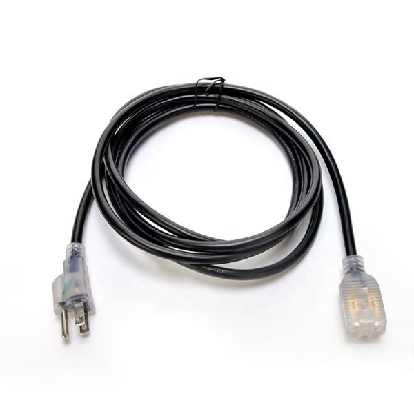 16/3 Indoor Outdoor Waterproof 3 Prong Flexblie SJTW Heavy Duty Electric Custom