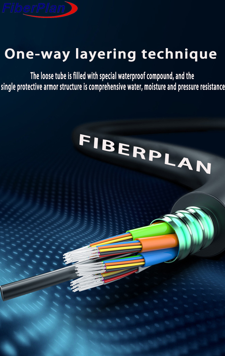 Reliable Multi Tube Armored Fiber Optic Cable GYTS
