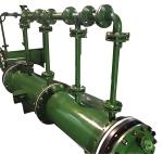 Excellent Chemical Resistant Teflon Coated Heat Exchanger With 1800mm Shell