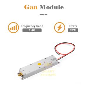 Quality 2.4G 20W GaN Anti-Module for Autel Anti Drone System Autel Fpv Ua Poland RF Module 120*30*15mm wholesale