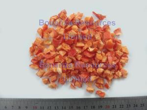 Quality Backpacking Food Freeze Dried Red Bell Pepper Sweet Pepper 9*9 mm wholesale