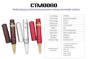 Quality Medical Beauty Permanent Make Up Microneedle Machine 4 Colors Available wholesale