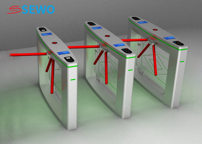 High End Security Gate Turnstile Facial Recognition For Intelligent Access Control